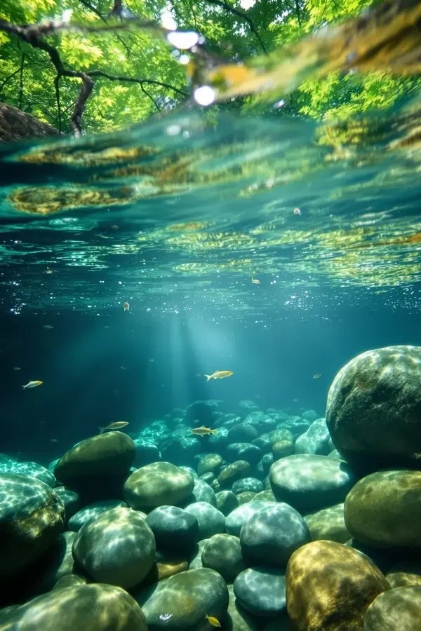 溪流之下